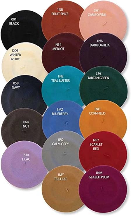*Parkhurst Traditional Basque Unisex Wool Beret Style#25001