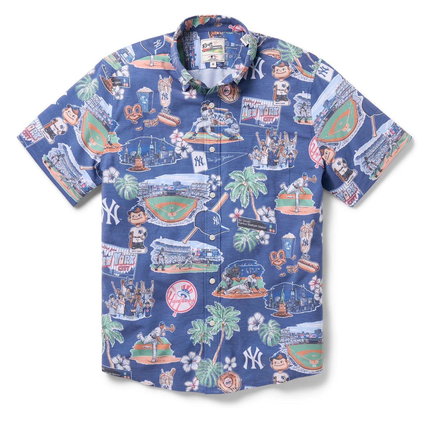 Reyn Spooner MLB® NEW YORK YANKEES SCENIC PERFORMANCE BUTTON FRONT SHIRT, Style#6839