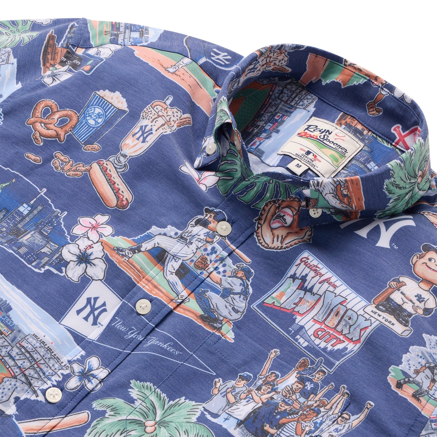 Reyn Spooner MLB® NEW YORK YANKEES SCENIC PERFORMANCE BUTTON FRONT SHIRT, Style#6839