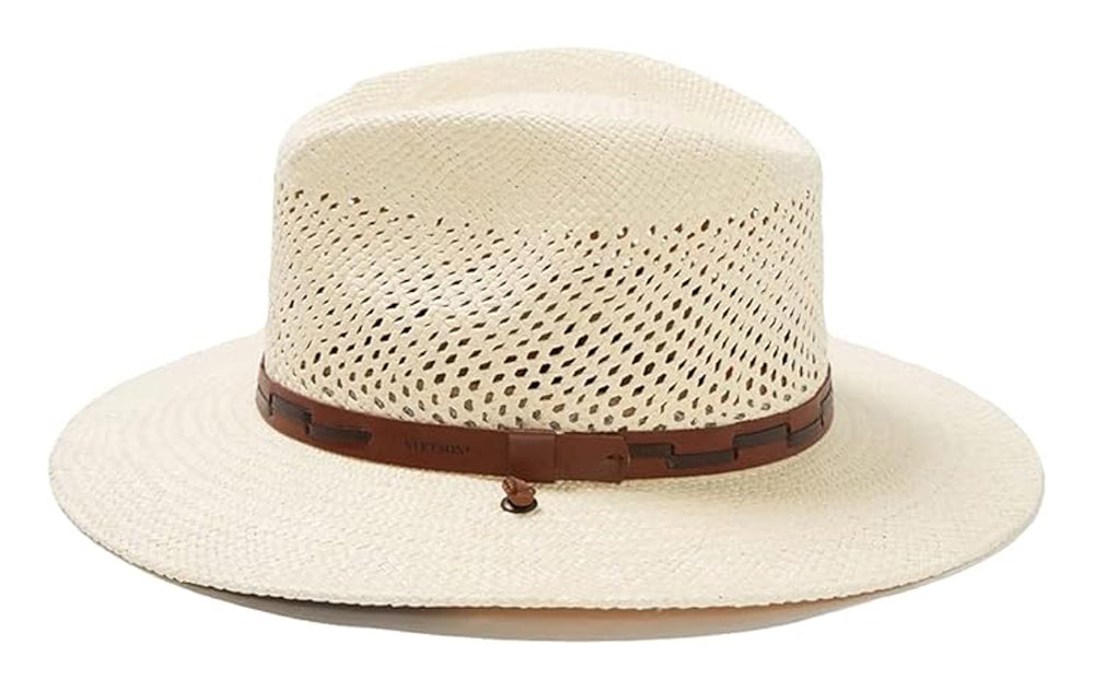B "Stetson Airway" Vented Panama Straw Hat, Style# TSARWY-3830