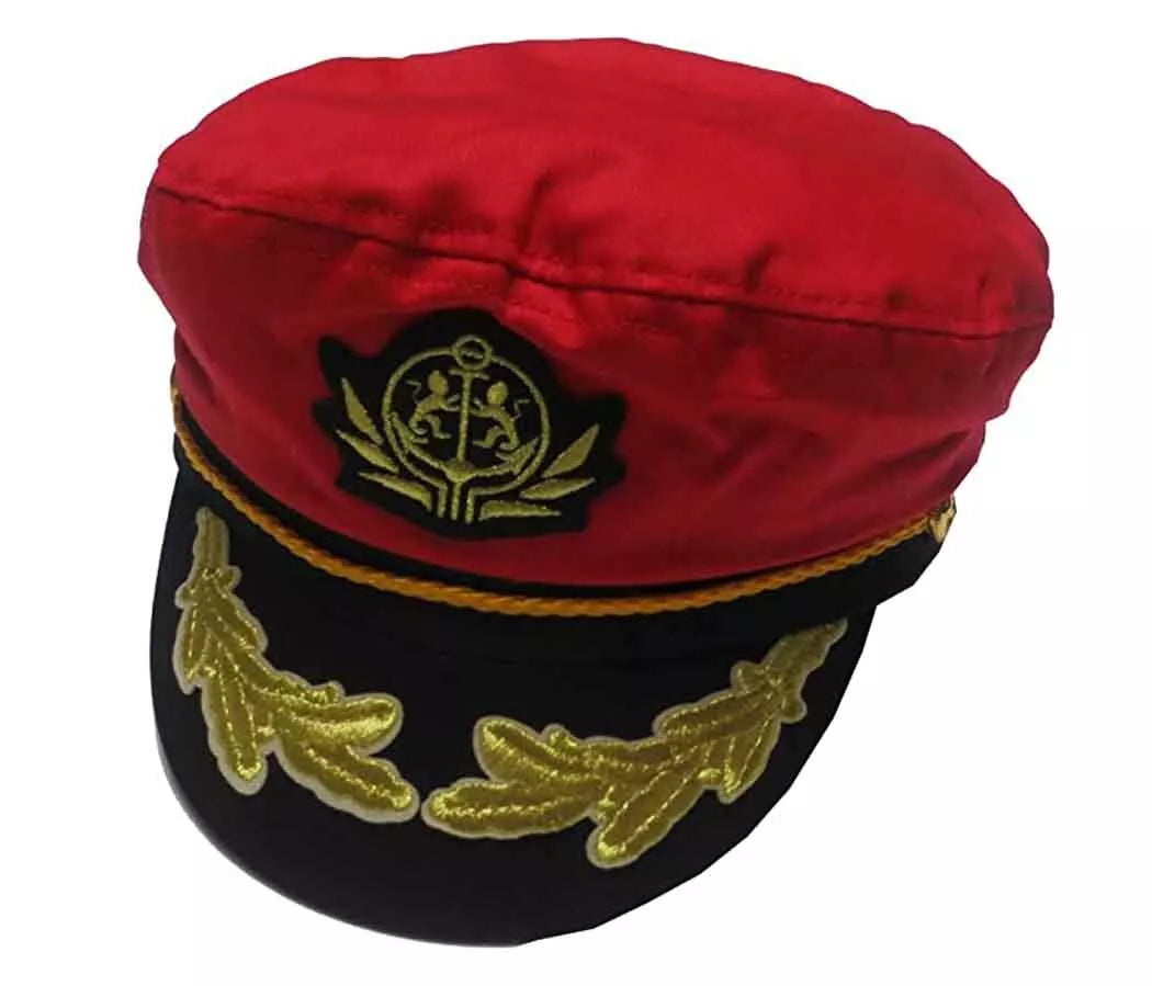 A--CAPAS Headwear Adjustable "Flagship Captain's" Yacht Cap