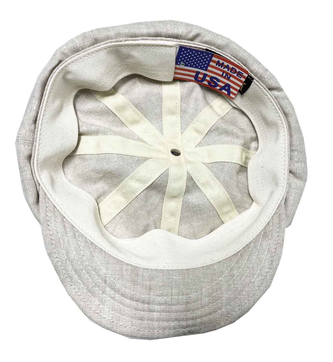 A--New York Hat Co. LINEN SPITFIRE Cap, Style#6225
