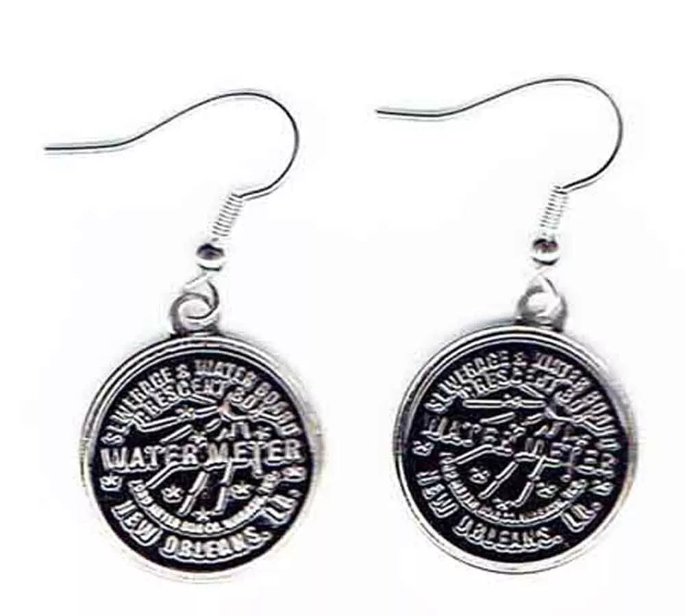 Z New Orleans Sewerage and Water Board Water-Meter Earrings