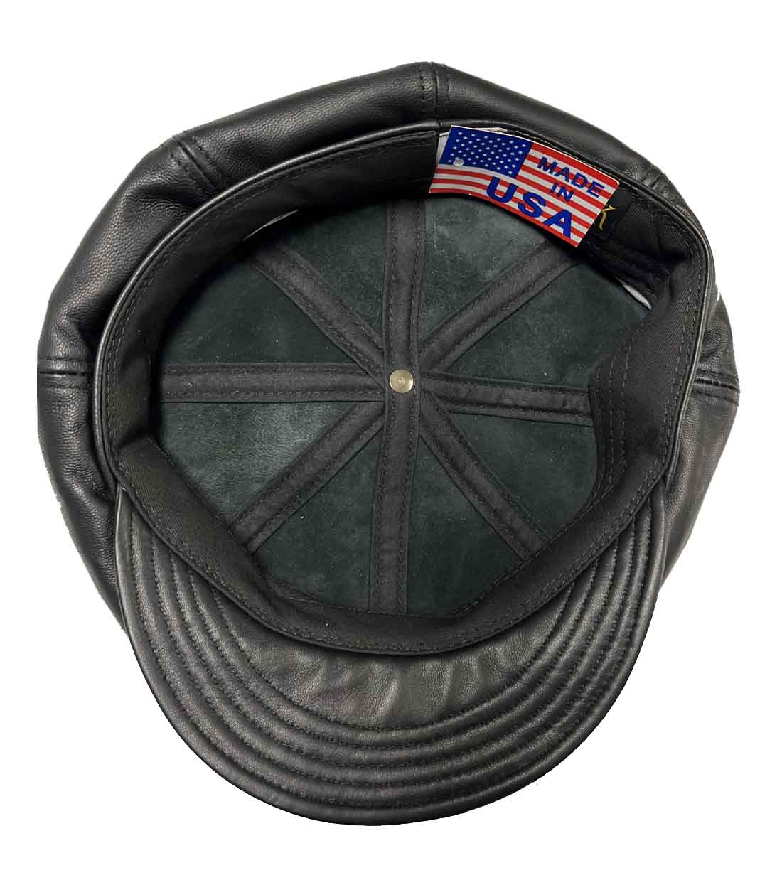 A--New York Hat Co. LAMBSKIN Spitfire Cap, Style# 9207