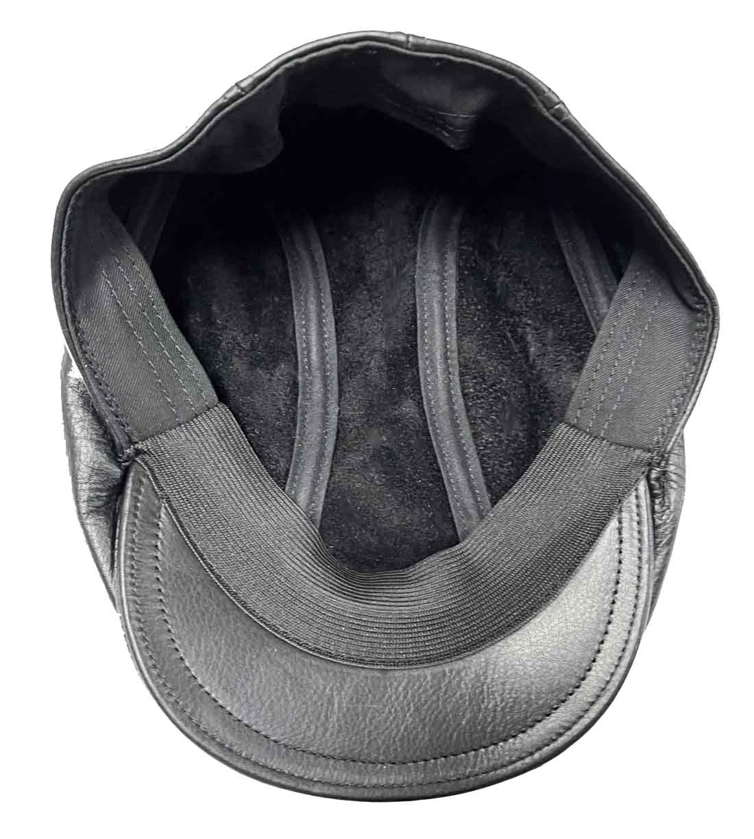 A--New York Hat Co. LAMBA 1900 Leather Ivy Cap,   Style# 9250