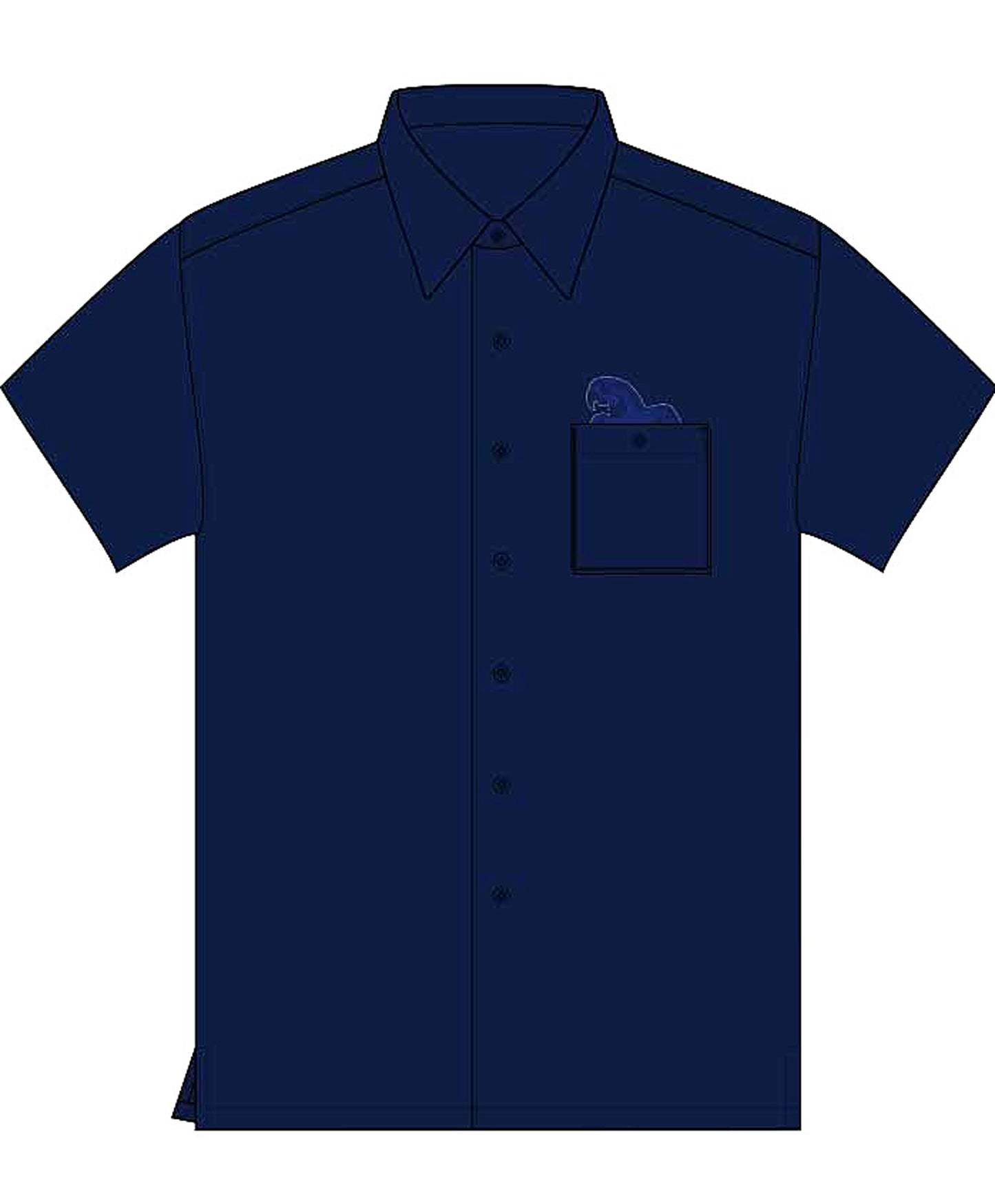 Weekender Mens Polly's Drink Parrot Embroidered Shirt, Style#M031525