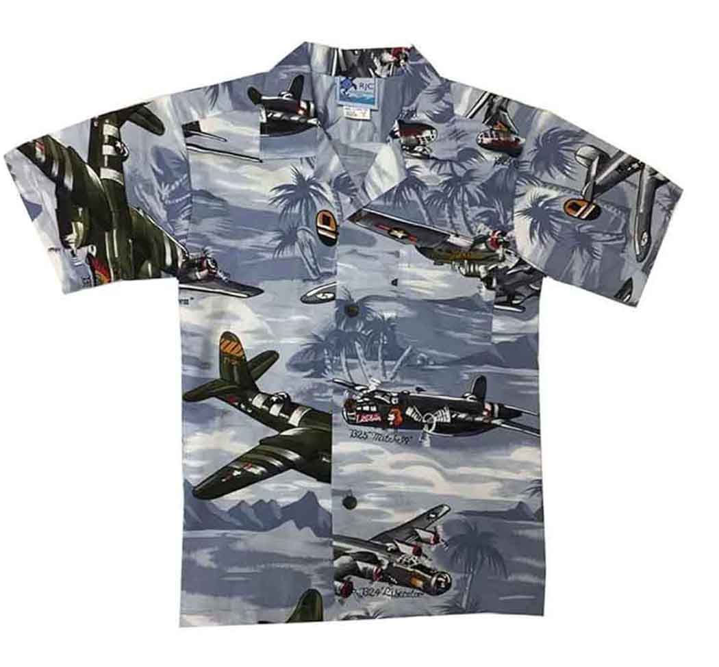 KALAHEO/RJC Youth B Bomber Hawaiian Shirt, Style# 445