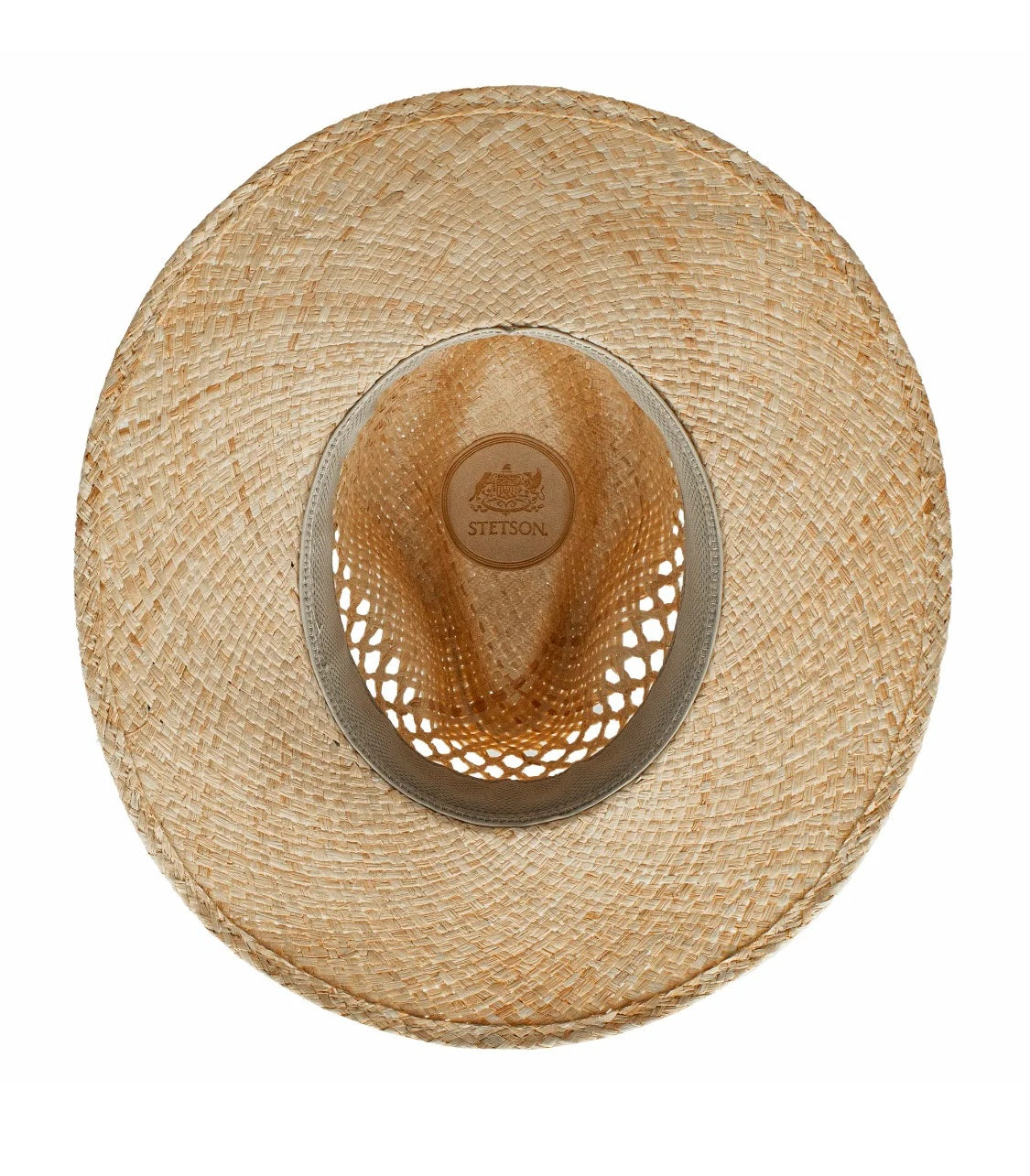 B Stetson Hat Company - "DANBURY" Palm Straw Safari Hat