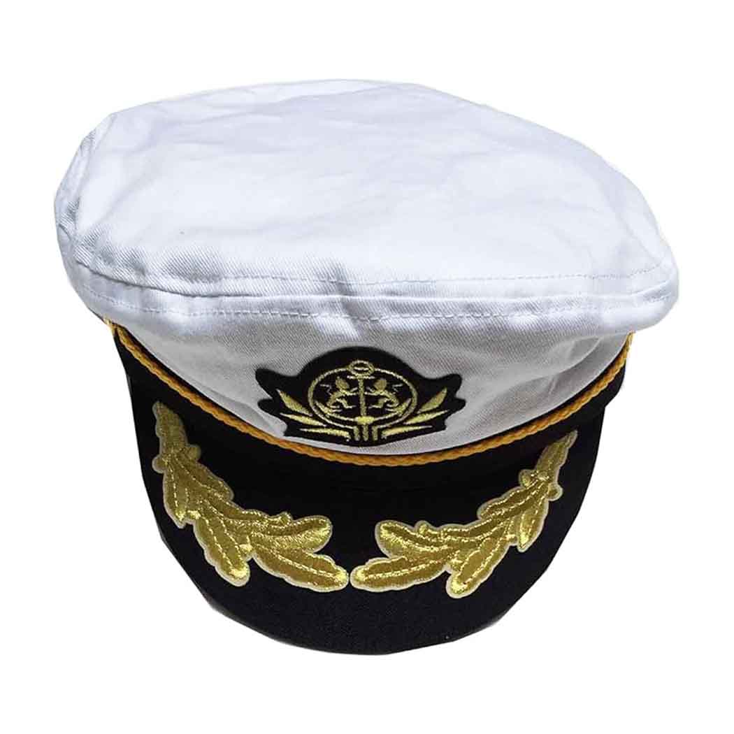 A--CAPAS Headwear Adjustable "Flagship Captain's" Yacht Cap