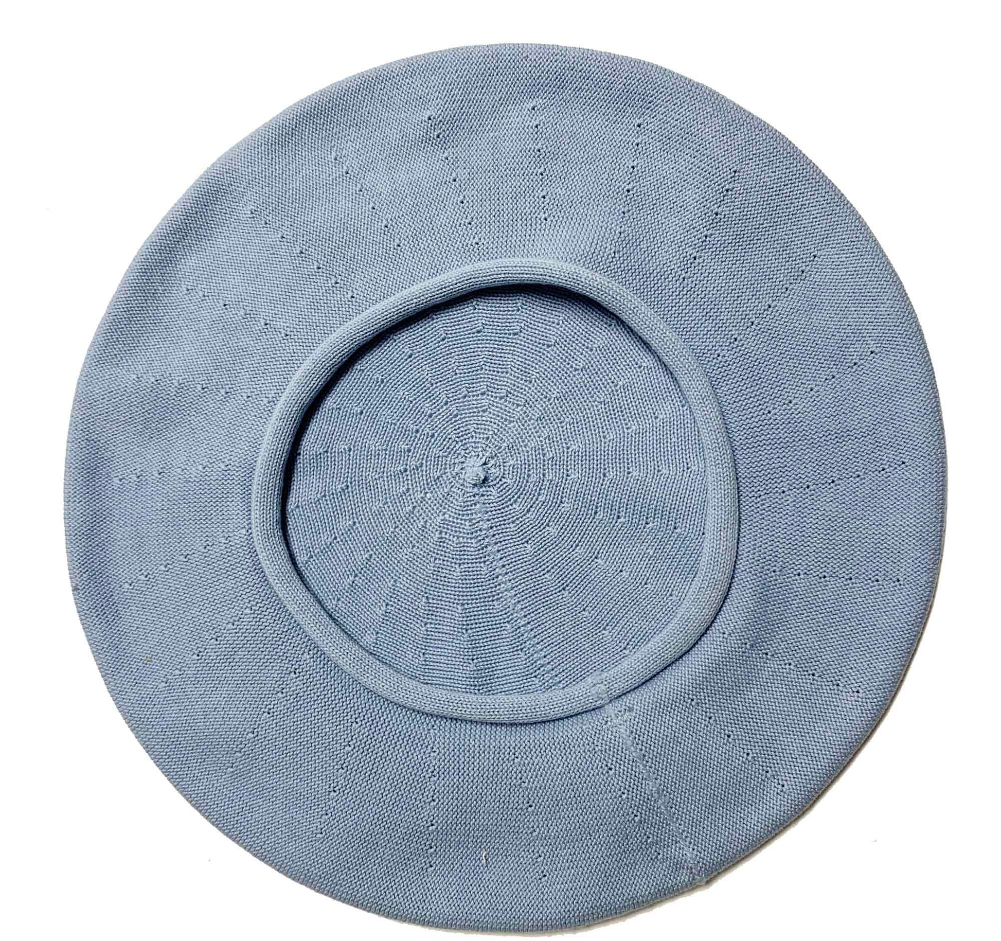 Parkhurst 11-1/2 Inch Chambray Cotton Knit Beret, Style#30017