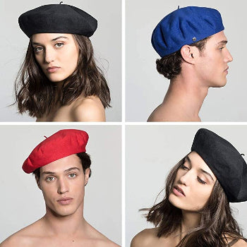 Laulhere Plume cotton beret