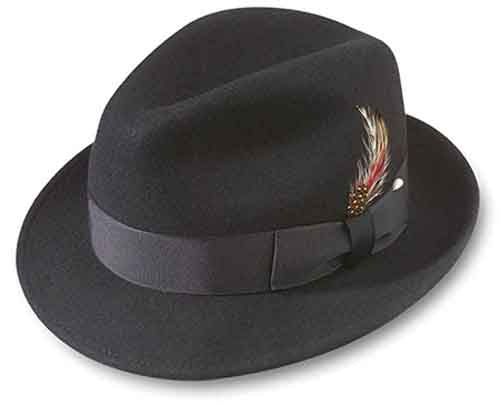 Broner Lite Felt Melodrama Blues Brother hat