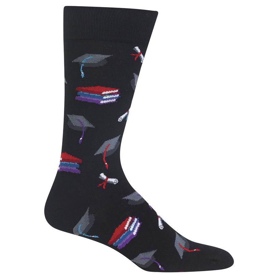 Hot sox mens graduation novelty sock
