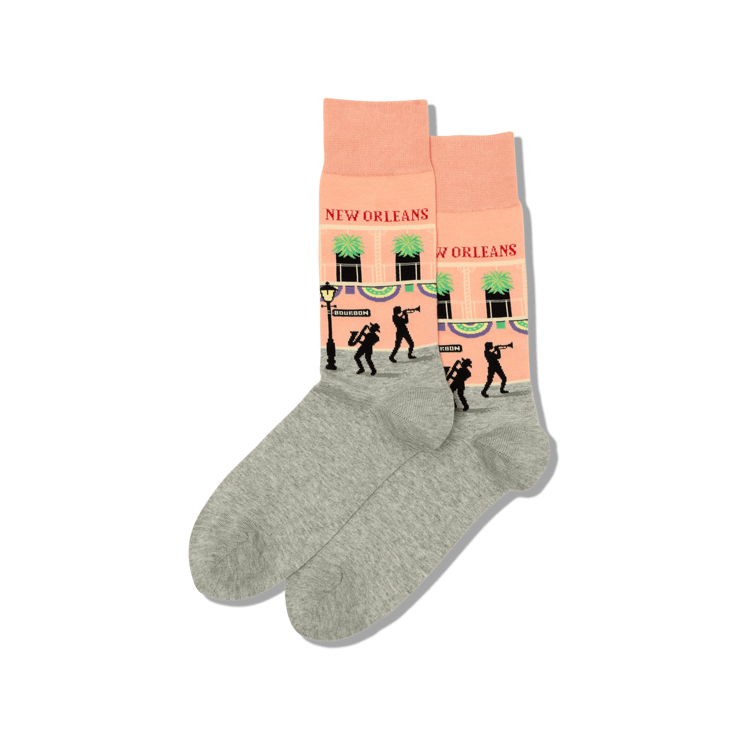 Hot sox mens new orleans novelty sock