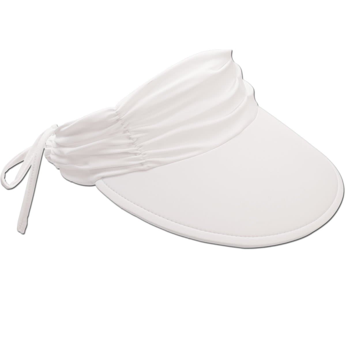 Original Panama Jack "Reedfish" Floating Peak Ruche Women's Sun Visor, Style# PJL650