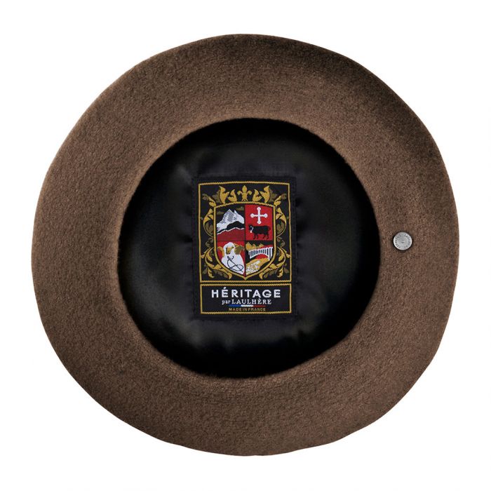 laulhere L'AUTHENTIQUE lined wool beret