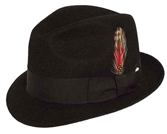 Capas Lite Felt packable Blues Brother Hat