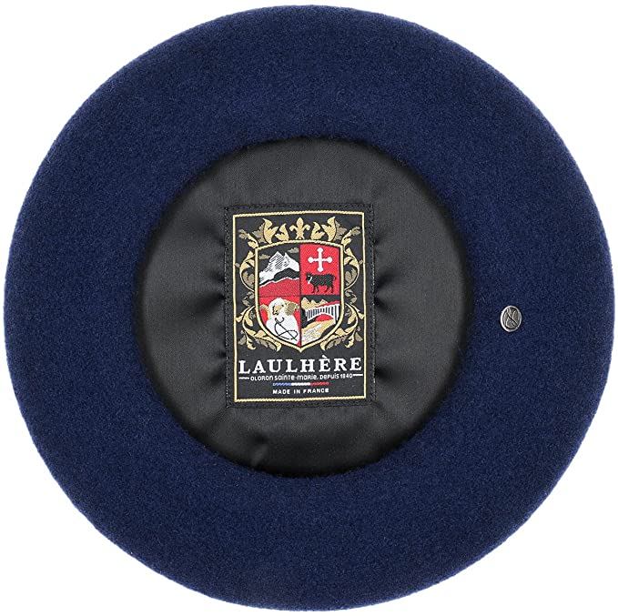 laulhere L'AUTHENTIQUE lined wool beret