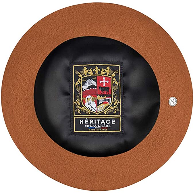 laulhere L'AUTHENTIQUE lined wool beret