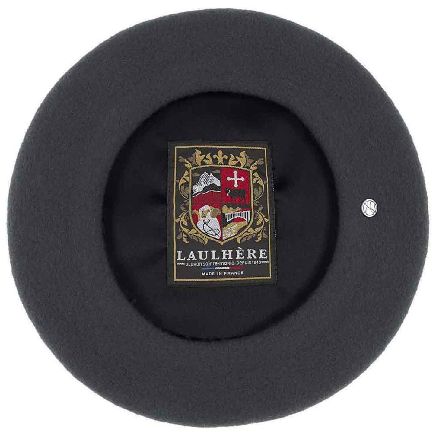 laulhere L'AUTHENTIQUE lined wool beret