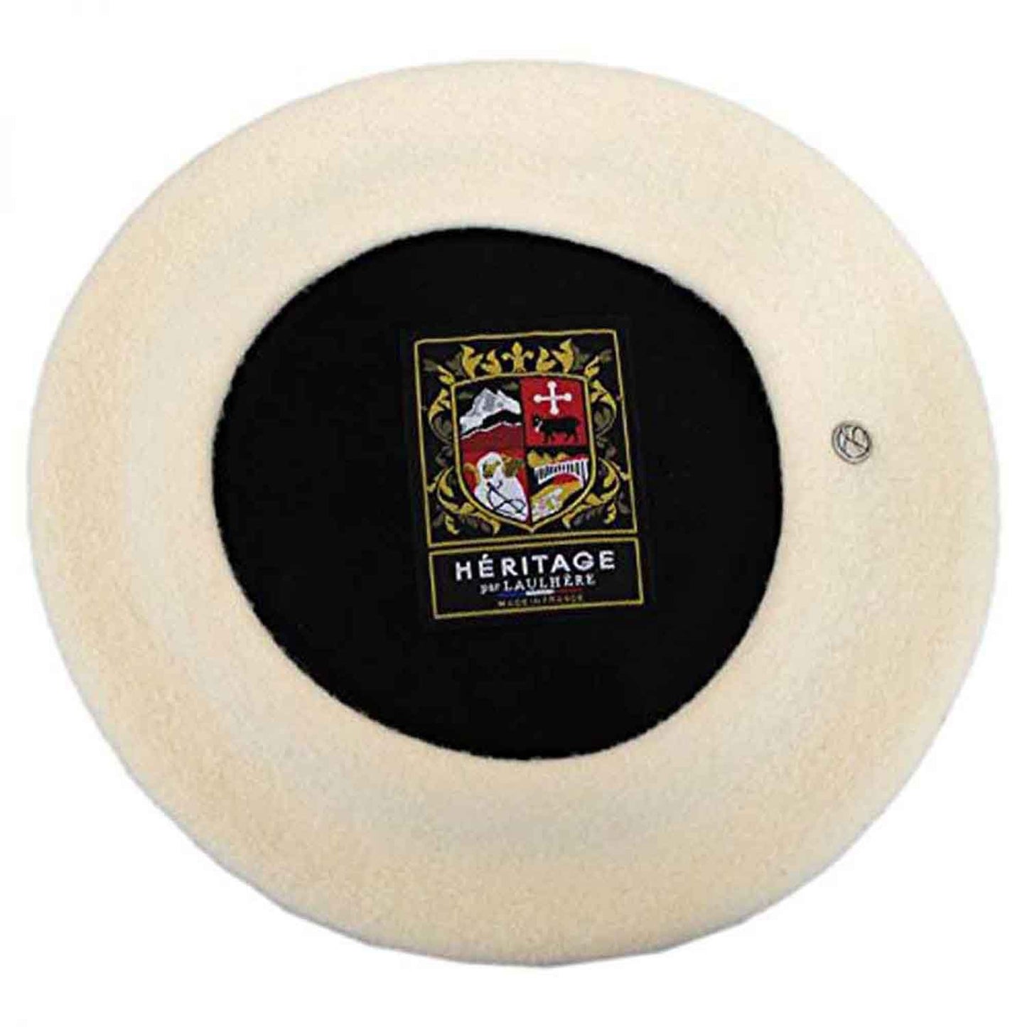 laulhere L'AUTHENTIQUE lined wool beret