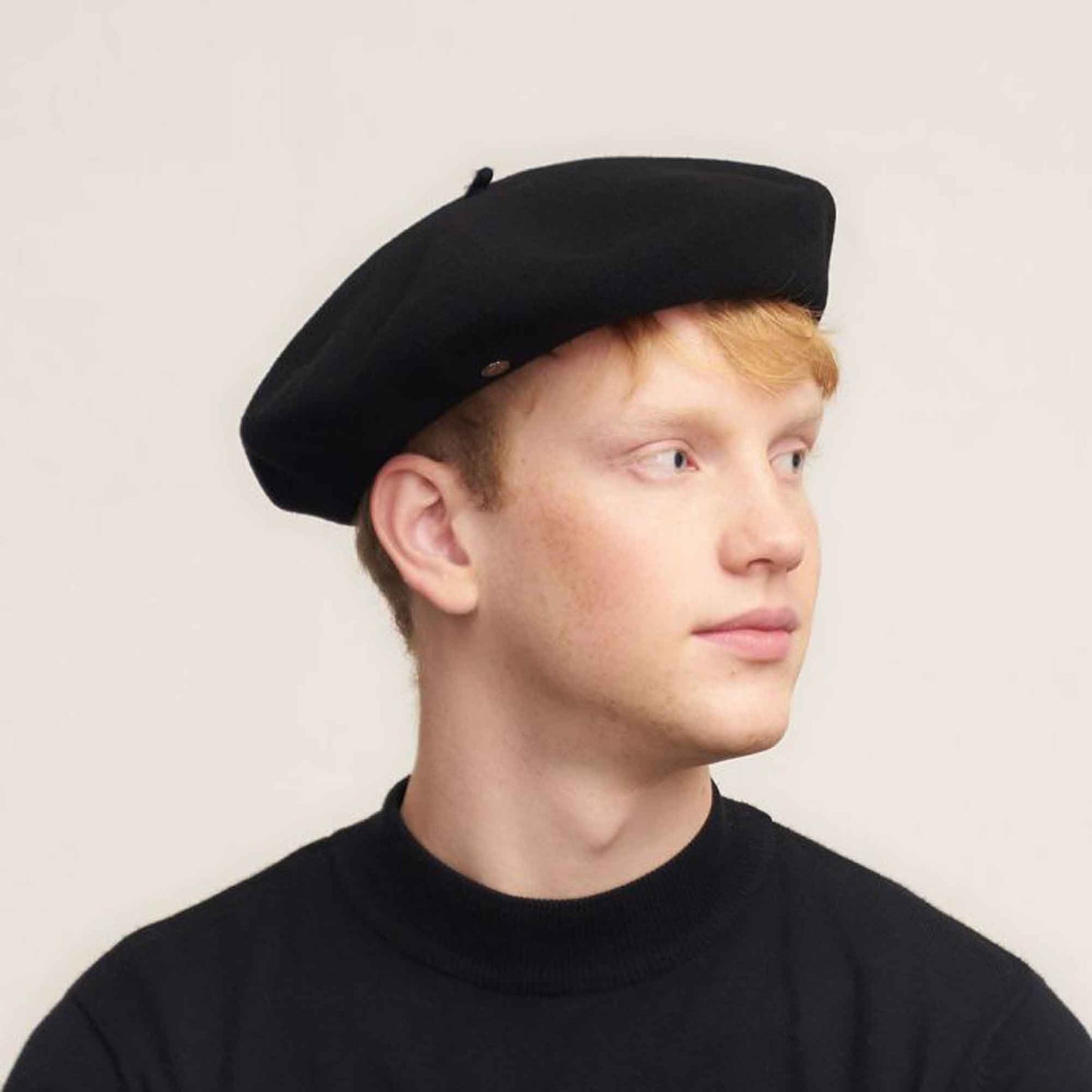 Laulhere Campan 9-1/2" french anglobasque wool beret