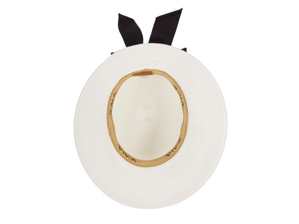 Scala Womens "Riviera" Paper Braid Round Crown Sunhat with 3-3/4" Dimentional" Brim, Style# LP149