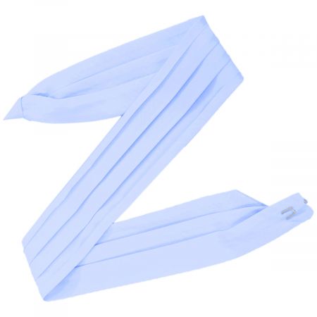 3 pleat poly/cotton solid hat band with two hooks