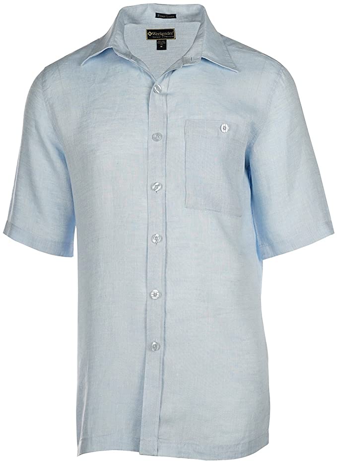 Weekender Short Sleeve Pavillion Linen shirt