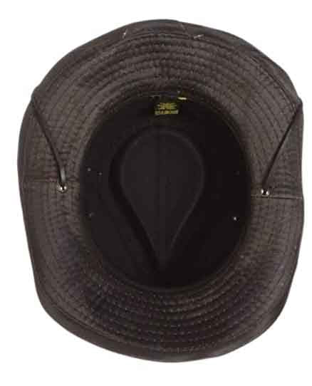 B Dorfman Milano Men's BOONDOCK Weathered Cotton Outback Hat with Chin Cord, Style#MC127