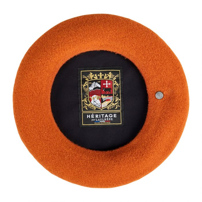 laulhere L'AUTHENTIQUE lined wool beret