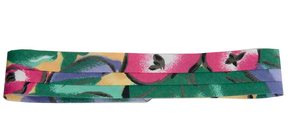 C Hat Bands - 3-Pleat "Novelty Patterned Poly/Cotton Hat Bands" with 2-End Hooks -FINAL SALE