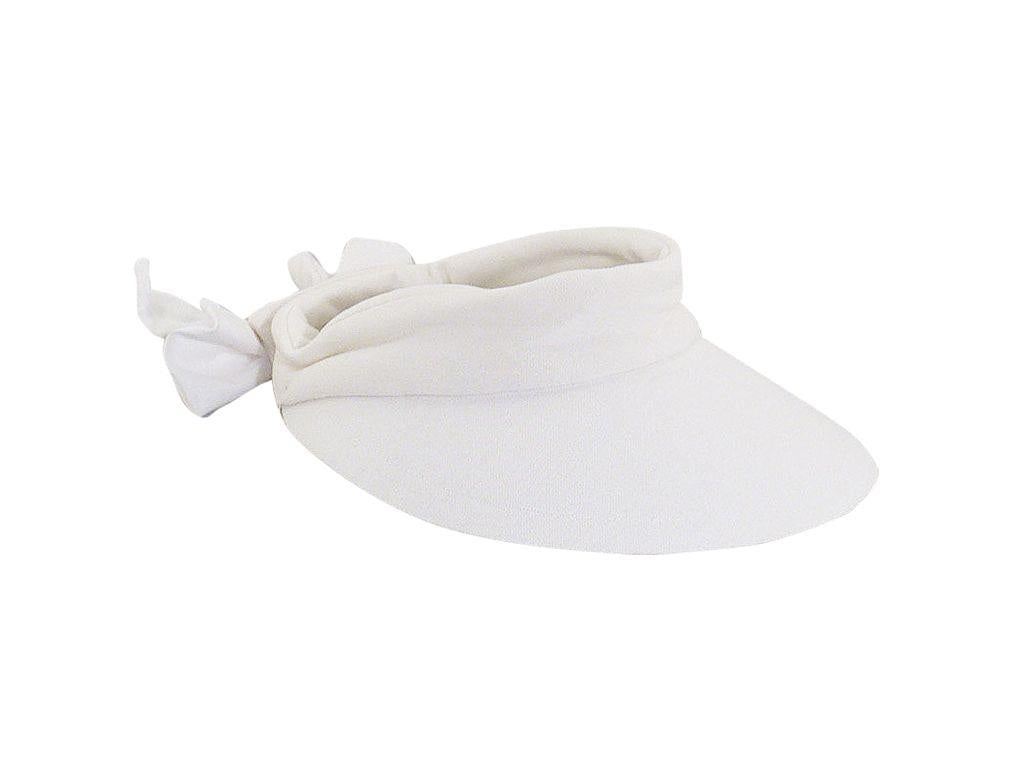 Scala Women's Cotton Visor with 4 1/4" Peak ,Bow, & Velcro® Closure, Style#V25