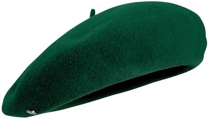 *Laulhere-France "LE BASQUE" Wool Anglo Basque Beret, Style#300 - TOP OF THE LINE!