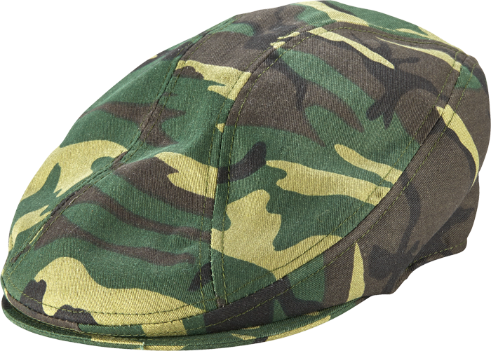 A--New York Hat Co. Cotton CAMO 1900 Ivy Driver Cap, Style#6235