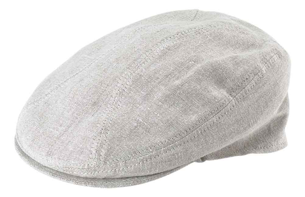 A--New York Hat Co. 100% LINEN VINTAGE 1900 Ivy Driver Cap, Style#6262