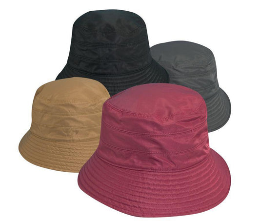 C- Scala Women's "MAGGIA" Nylon Rain Hat with Dimensional 3' Brim, #LW281