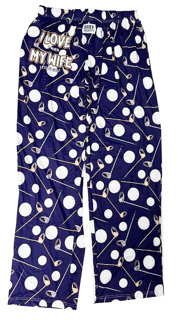 F Brief Insanity "Golf Theme" UNISEX Lounge Pant, Style#7866P