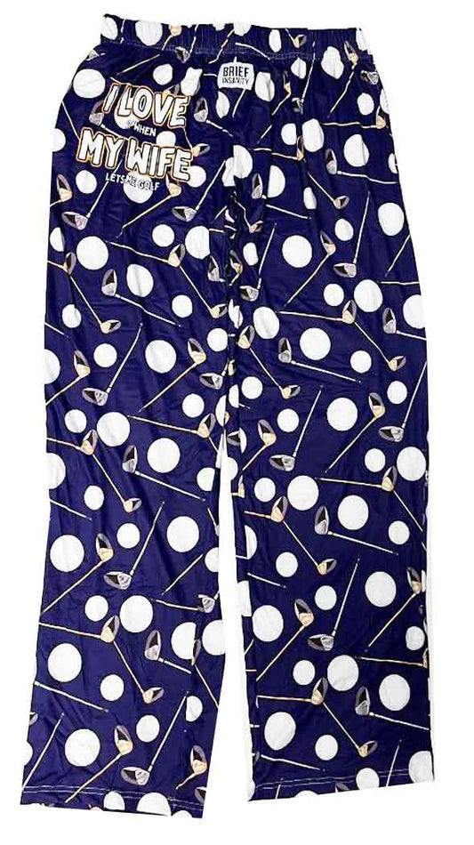 F Brief Insanity "Golf Theme" UNISEX Lounge Pant, Style#7866P
