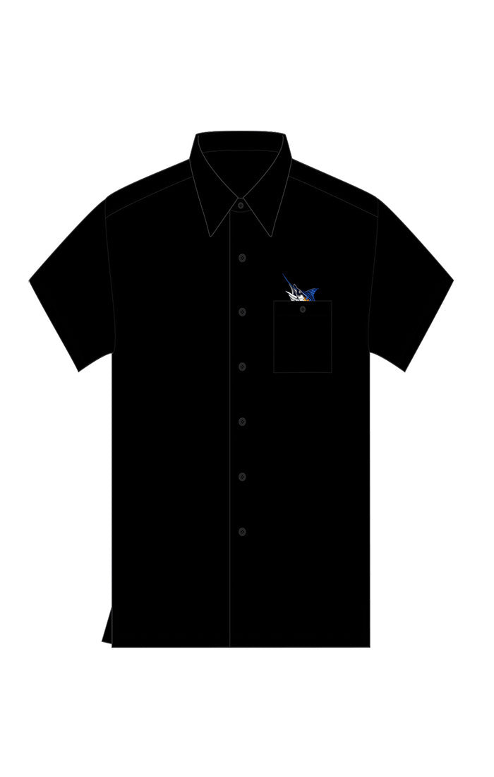 Weekender Men's Booze Brothers Embroidered Shirt, Black, #M0310047