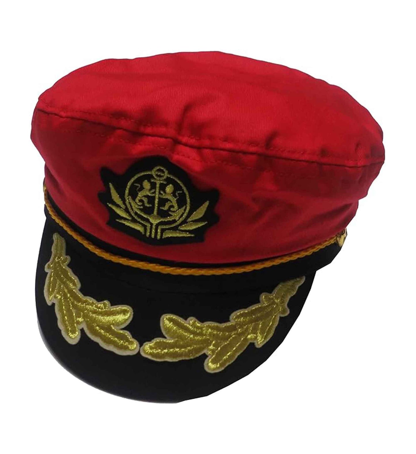 A--Capas Headwear Adjustable Flagship Captain's Yacht Cap