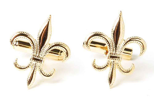 Z Fleur de Lis Tuxedo Cufflinks. Made in the USA