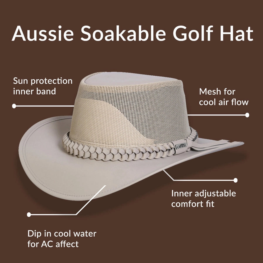 A--Conner's Aussie Soaker Golf Hat, Style# T1002