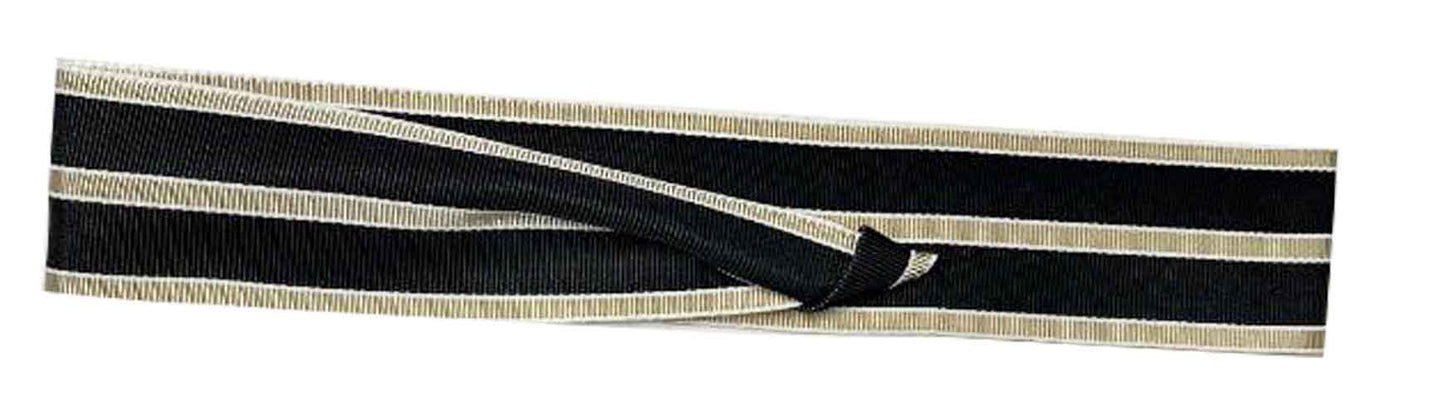 Hat Band -"Grosgrain Ribbon Hat Band" with 2-End Hooks - FINAL SALE