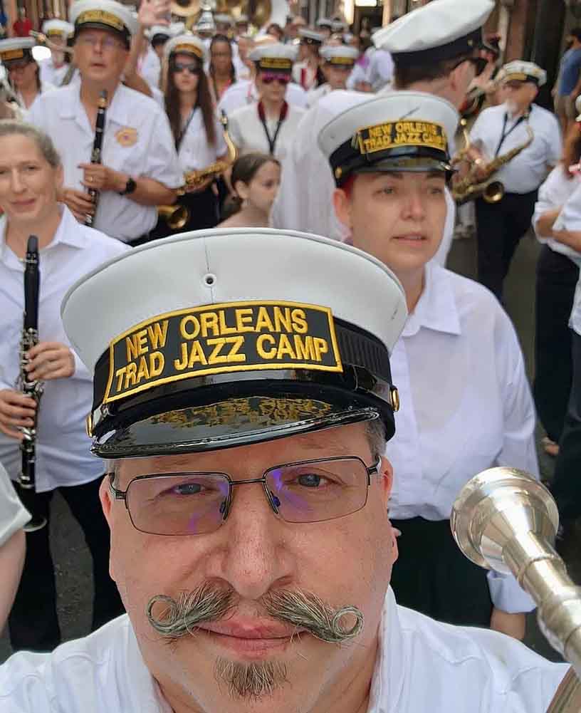A- Brass Band Jazz Fats Domino Round Crown Hat-Style# L244, (Non-Refundable, Exchange Only)