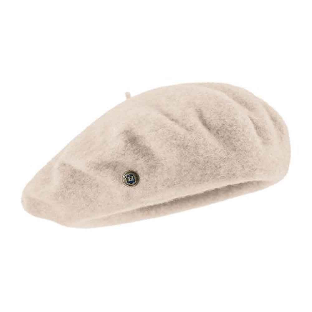*Laulhere-France "Cocoon" 100% Cashmere Acetate-Lined French Beret, Style#274