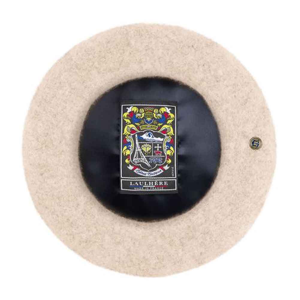 *Laulhere-France "Cocoon" 100% Cashmere Acetate-Lined French Beret, Style#274