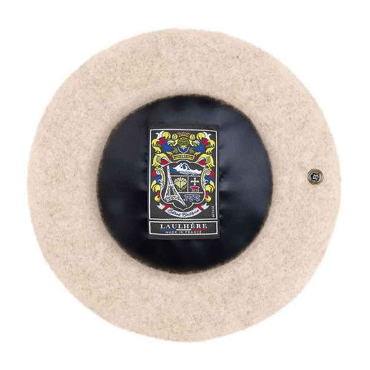 *Laulhere-France "Cocoon" 100% Cashmere Acetate-Lined French Beret, Style#274