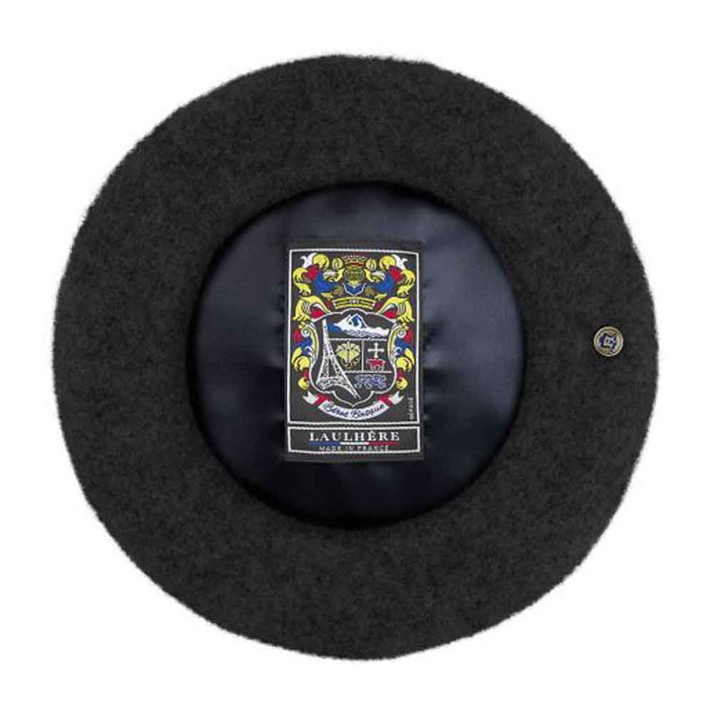 *Laulhere-France "Cocoon" 100% Cashmere Acetate-Lined French Beret, Style#274
