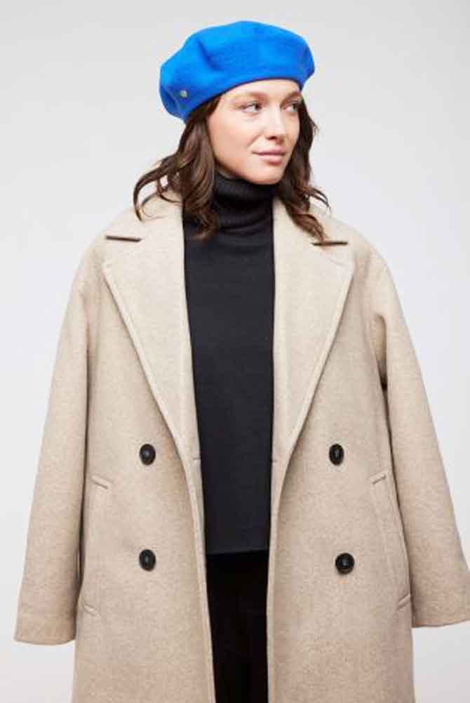 *Laulhere-France "AUTHENTIQUE" Traditional Lined Wool Beret, Style#519 - BEST SELLER!